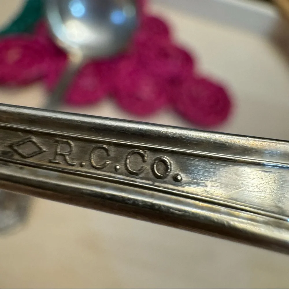 Vintage/Antique Majestic Silver Plate Ladle and a R.C.Co Silver Plate Spoon